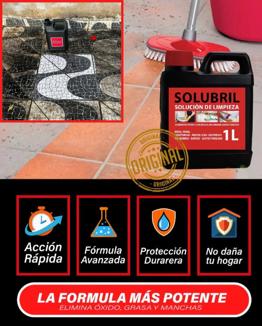 Solubril 1 litro Limpieza y desinfectant