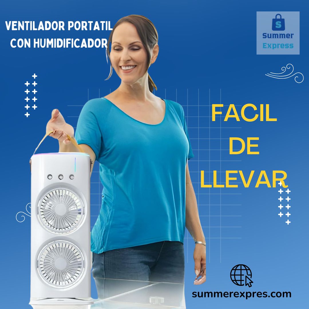 FreshAir DualPro™ | Ventilador Humidificador