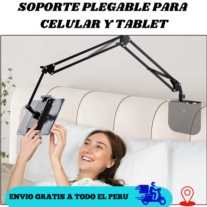 SOPORTE PLEGABLE: CELULAR Y TABLET