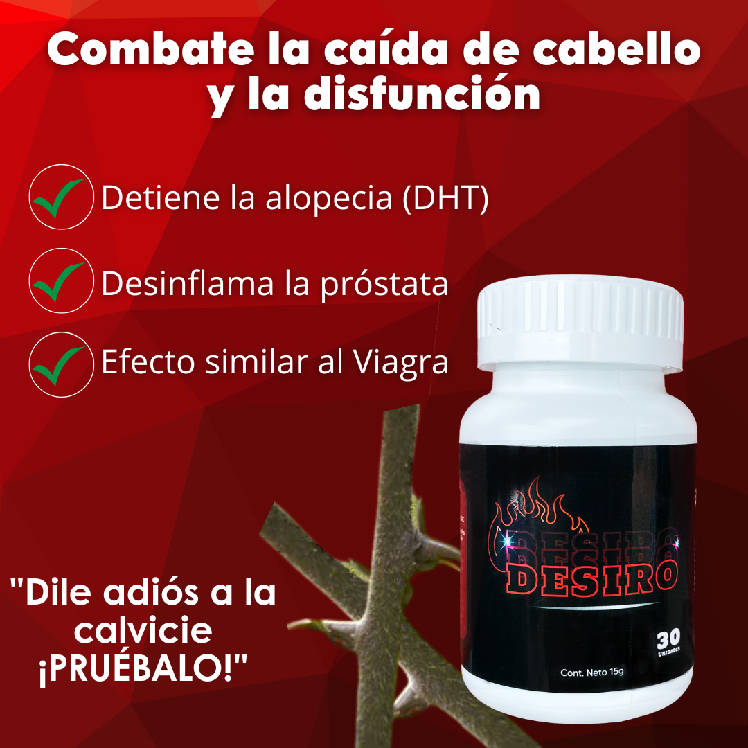 DESIRO Vital+ | Despierta tu Energía y Potencia Sexual al Máximo