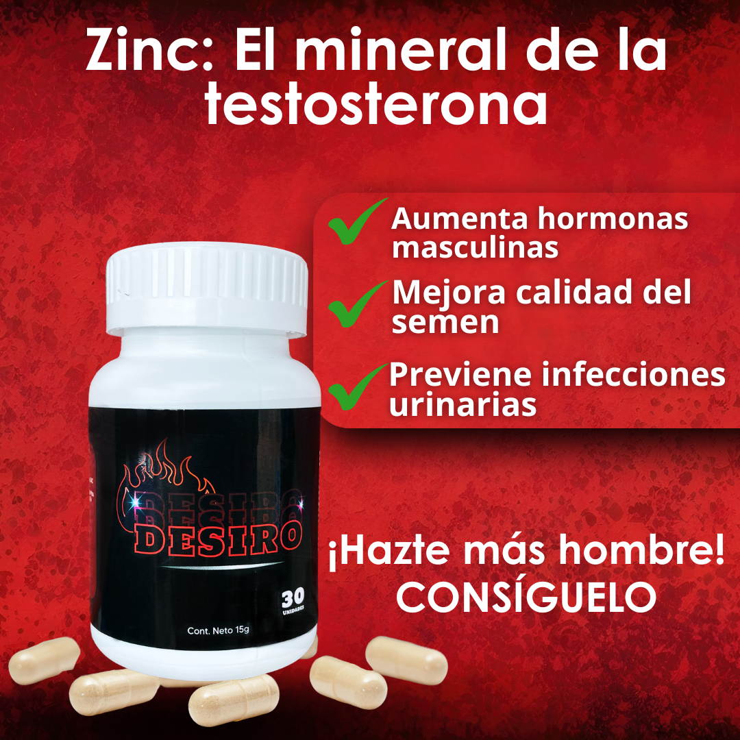 DESIRO Vital+ | Despierta tu Energía y Potencia Sexual al Máximo