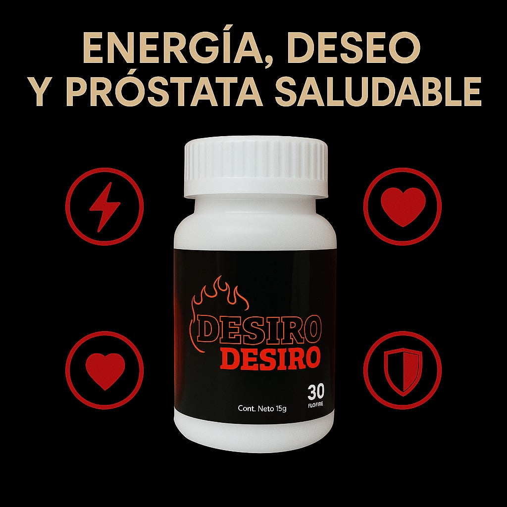 DESIRO Vital+ | Despierta tu Energía y Potencia Sexual al Máximo