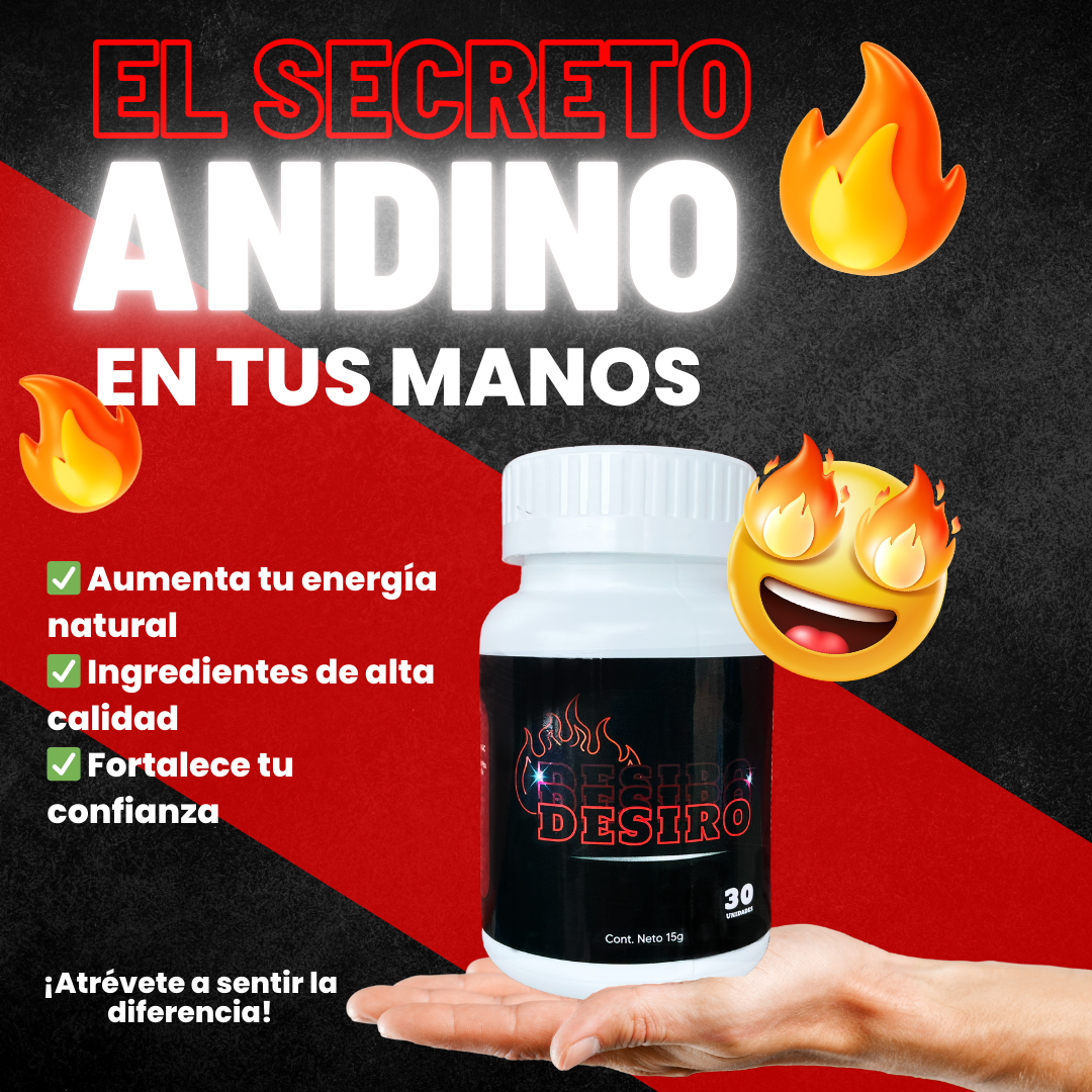 DESIRO Vital+ | Despierta tu Energía y Potencia Sexual al Máximo