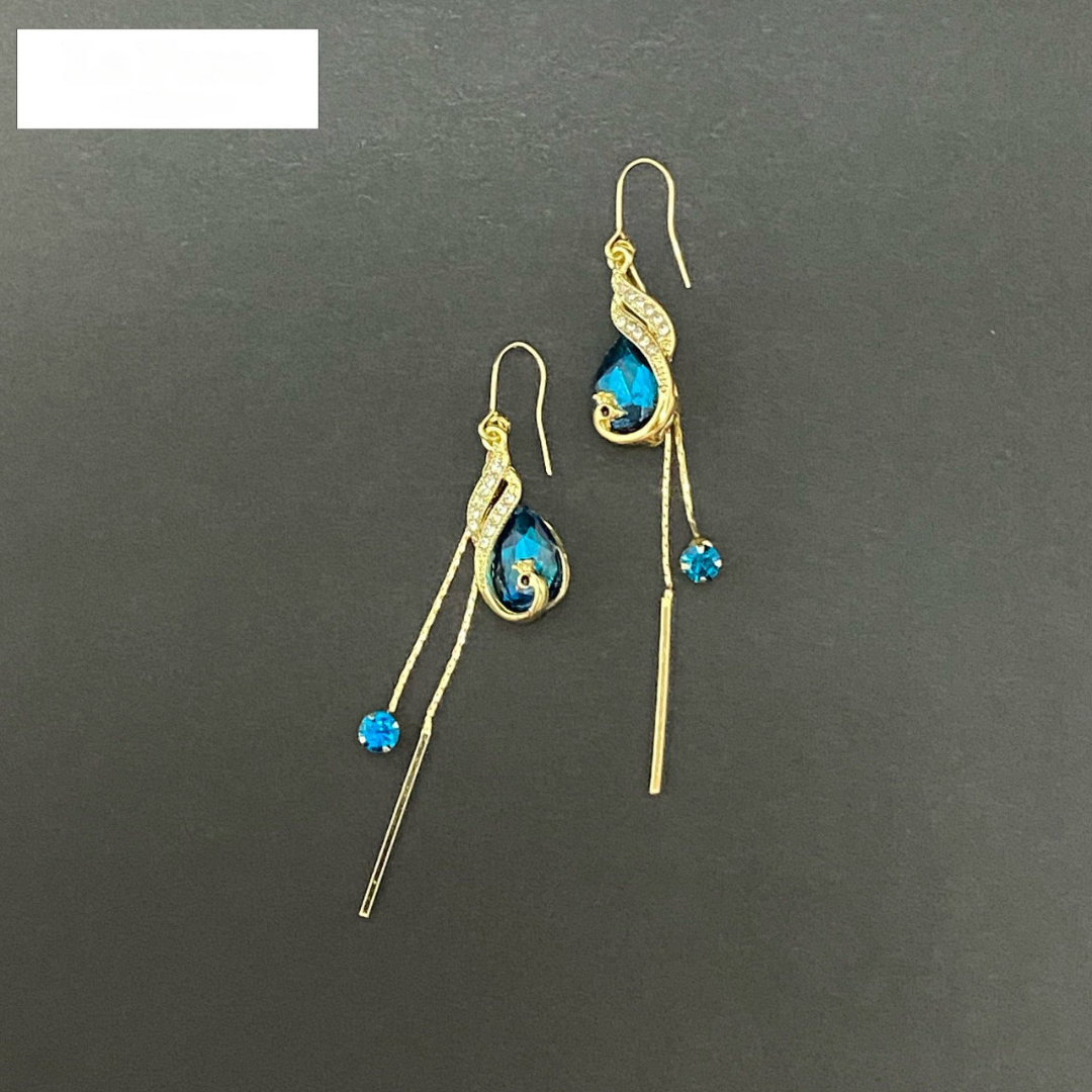 Aretes "Destello de Zafiro" - El Toque de Elegancia que Define tu Estilo